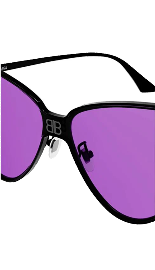 Black Violet Cat-eye Sunglasses