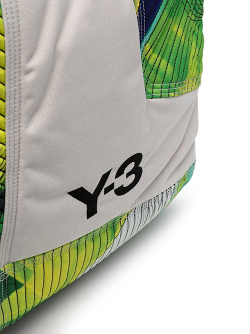 Y-3 AOP Light Grey Neon Tote