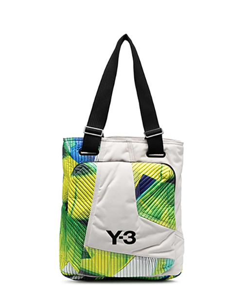 Y-3 AOP Light Grey Neon Tote