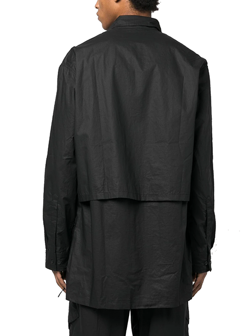 Black Ripstop Overshirt