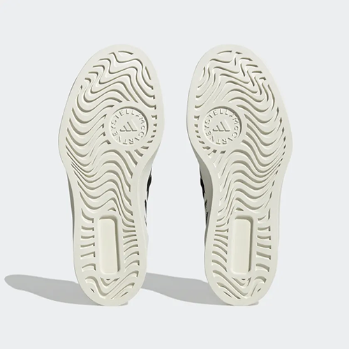 Adidas x Stella McCartney Black White Red Court Slip On