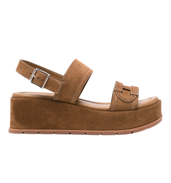 Brown Suede Leather Sandals