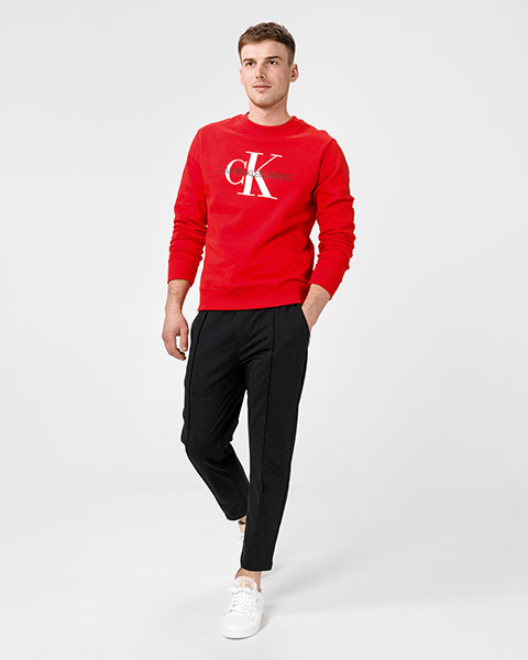 CALVIN KLEIN JEANS MONOGRAM REG CREWNECK