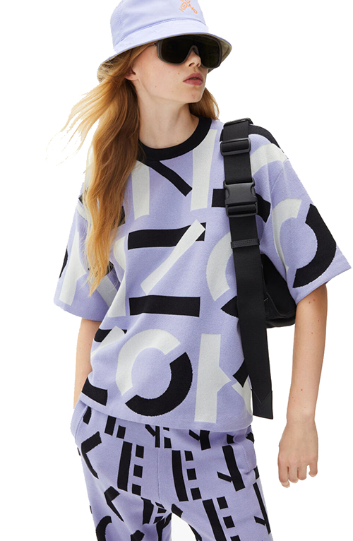 Kenzo Sport Lavender Monogram Jumper