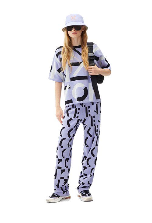 Kenzo Sport Lavender Monogram Jumper