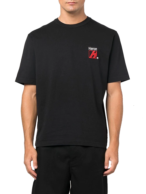 Multi Heron Censored Black Multicolor T-Shirt