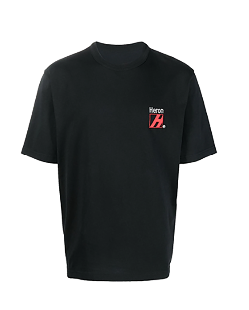 Multi Heron Censored Black Multicolor T-Shirt