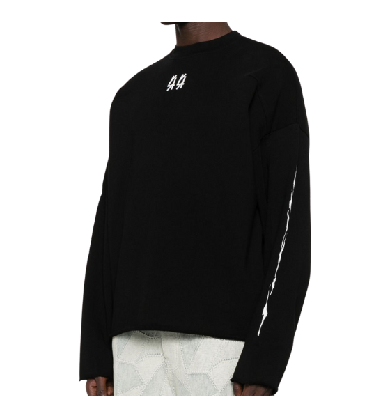 Black/White Y2K Crewneck
