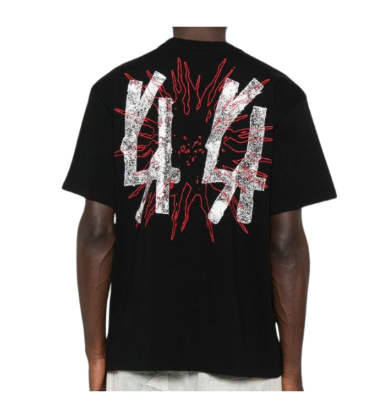 Black/Red/White Darkened Type Tee