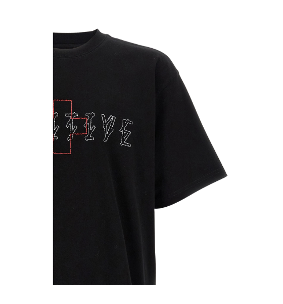 Black/White/Red Plus Minus Tee