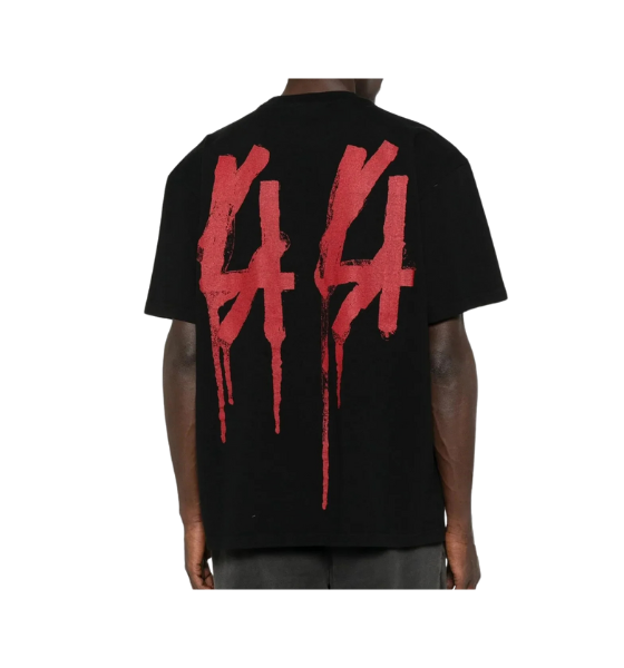 Black/Red Drip Tee