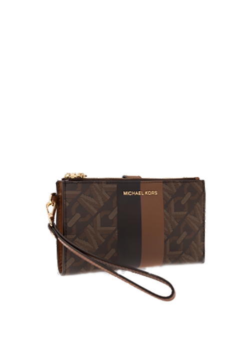 Jet Set Brown Luggage Wallet