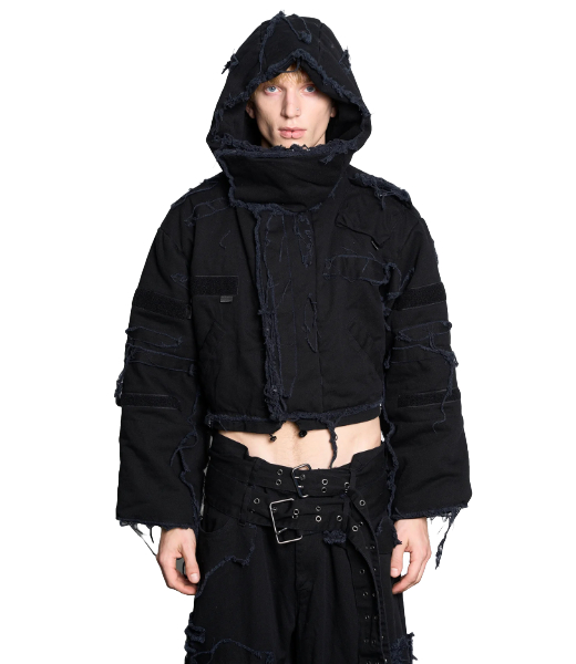 No Photos Black Puffer Jacket