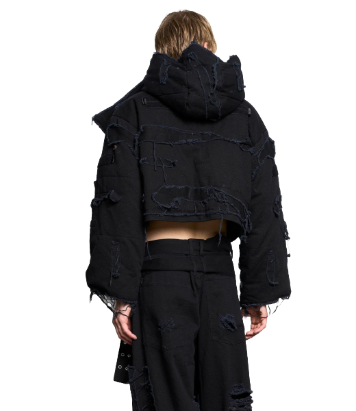 No Photos Black Puffer Jacket