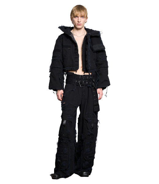 No Photos Black Puffer Jacket