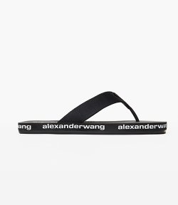 Aw Black Nylon Flip Flop