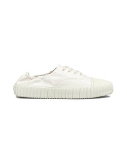 White Leather Logo Sneaker