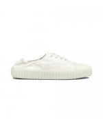White Leather Logo Sneaker