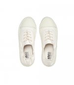 White Leather Logo Sneaker