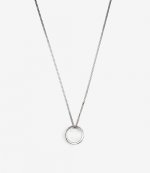 Logo Ring Pendant Necklace