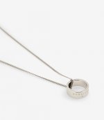 Logo Ring Pendant Necklace