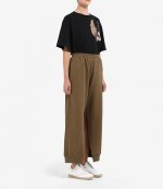 Slit Khaki Sweatpants