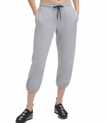 Rhinestone Logo Grey Pants