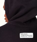Reular Fit Black HP Brush Hoodie