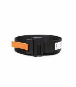 Black Classic Buckle Tape Belt