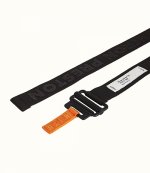 Black Classic Buckle Tape Belt