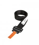 Black Classic Buckle Tape Belt