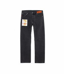 Slim Grey Acidwash Denim Pants