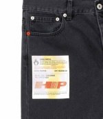 Slim Grey Acidwash Denim Pants