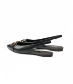 Izzy Black Leather Flex Sling