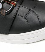 Kanne Black Leather Sneaker