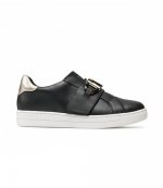 Kanne Black Leather Sneaker