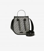 Logo Grey Bucket Bag