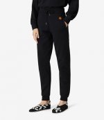 Tiger Crest Black Joggers