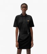 Tiger Crest Polo Black Dress