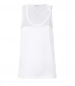 ALEXANDER WANG WHITE TOP WITH SATIN BACK