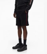 Black Piped Short
