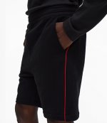 Black Piped Short