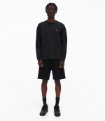 Black Piped Short