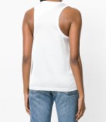 ALEXANDER WANG WHITE TOP WITH SATIN BACK