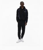 Panel Black Hoodie