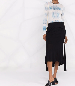 Basalt Black Layered Skirt