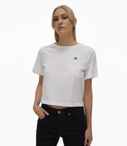 Cropped Logo Tee
