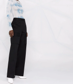 High-Waisted Straight-Leg Trousers