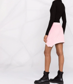 Pink Towel Mini Skirt