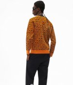 Monogram Jacquard Orange Jumper